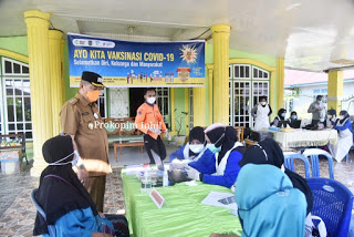 Wabup Inhil Ajak Seluruh Elemen Tekan Penyebaran Covid-19